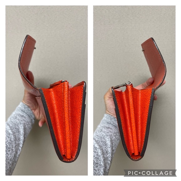 🍊Authentic Louis Vuitton Long Portefeuille Sarah Epi Wallet - Picture 12 of 16